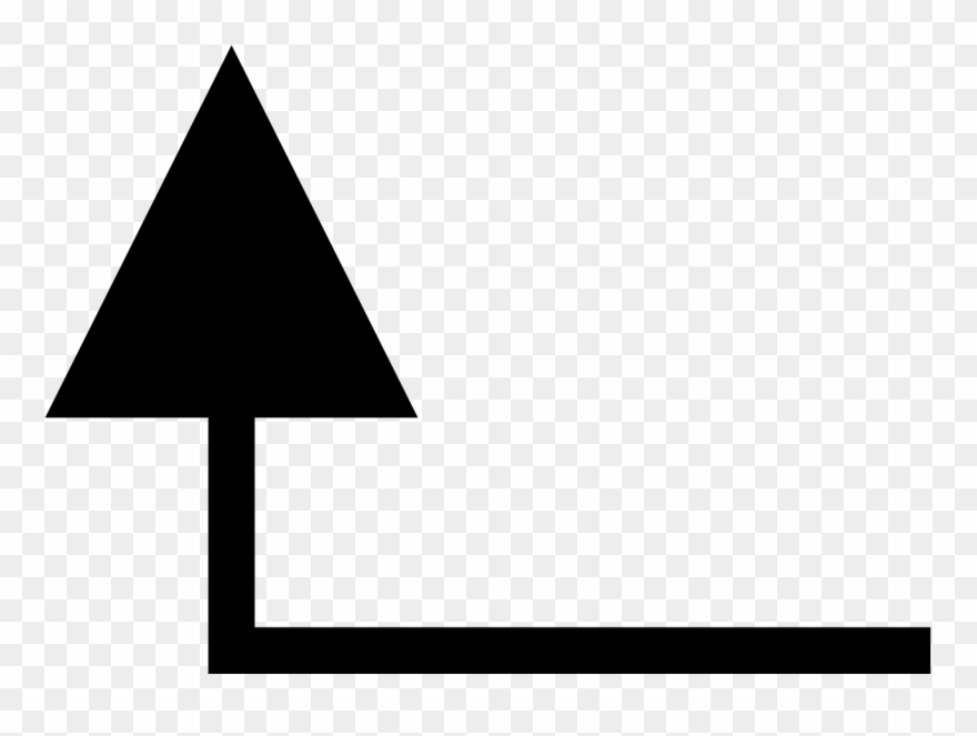Arrow Pointing Up Left Clipart
