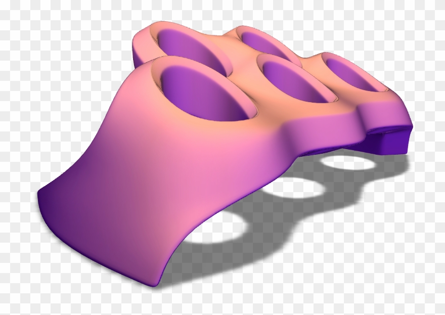 Pencil Holder Made In Proper Dimensions For 3d Printing Clipart