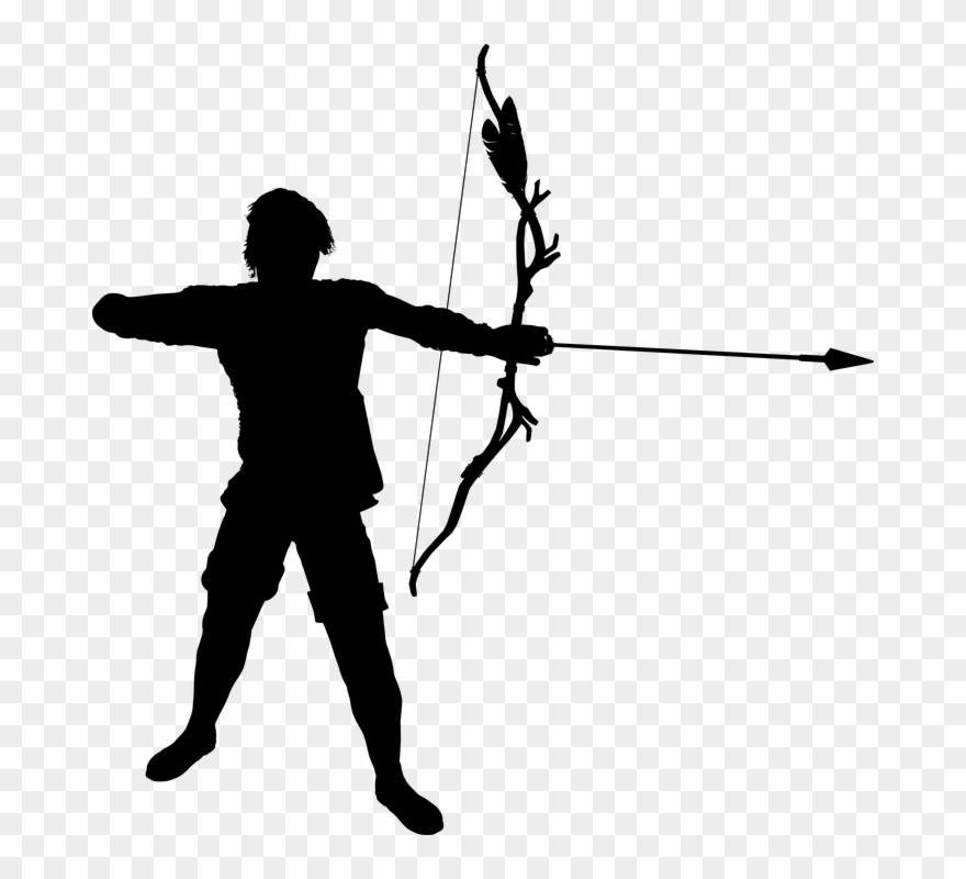 Bow And Arrow Cartoon 28 Buy Clip Art Clip Art Silhouette Archery Png Download Pinclipart