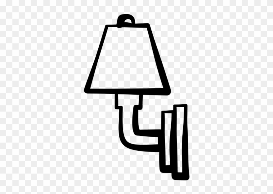 Wall Lamp Clipart Clipground - Night Light Clip Art - Png Download