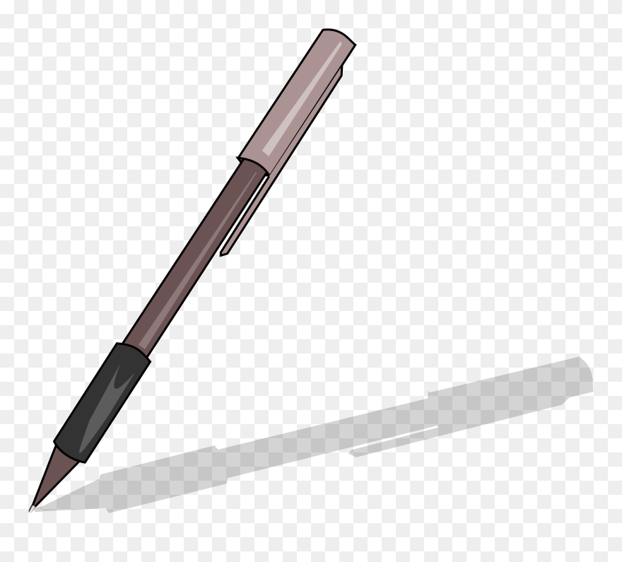 Free Grip Pen - Pen Clip Art Transparent - Png Download