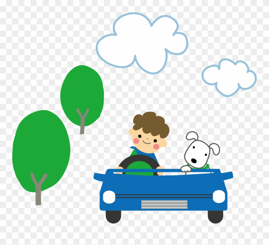 車 で お出かけ イラスト Clipart