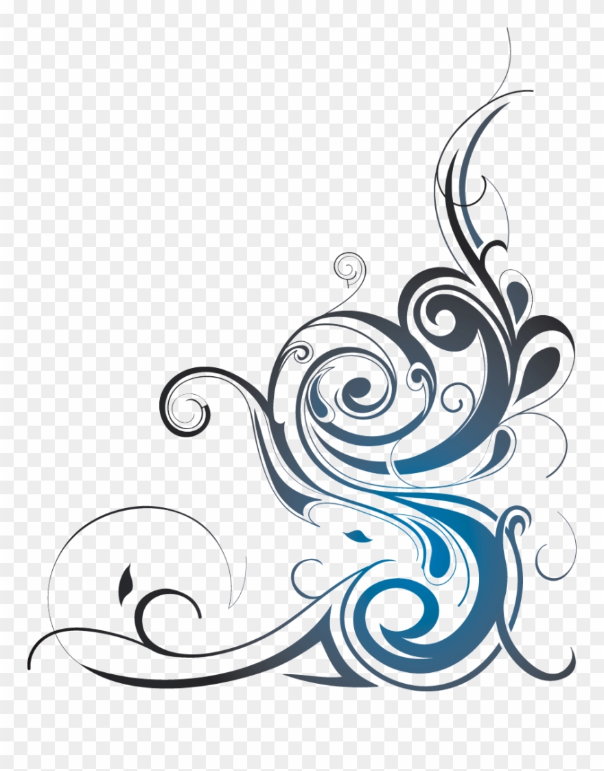 Wedding Swirl Clipart Cliparthut - Swirl Design Gif - Png Download