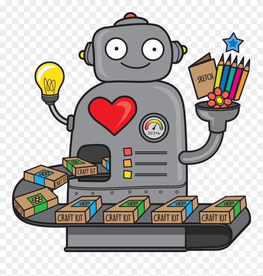 Meet The Bots The Artsbot - Art Clipart
