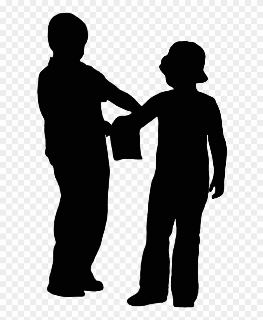 Index Of / - Two People Talking Silhouette Png Clipart