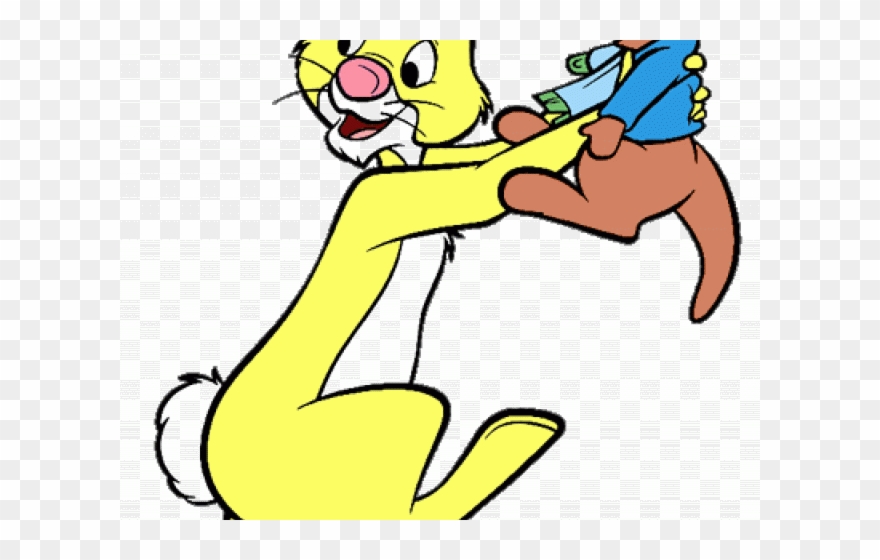 Rabbit Clipart Tigger - Piglet - Png Download