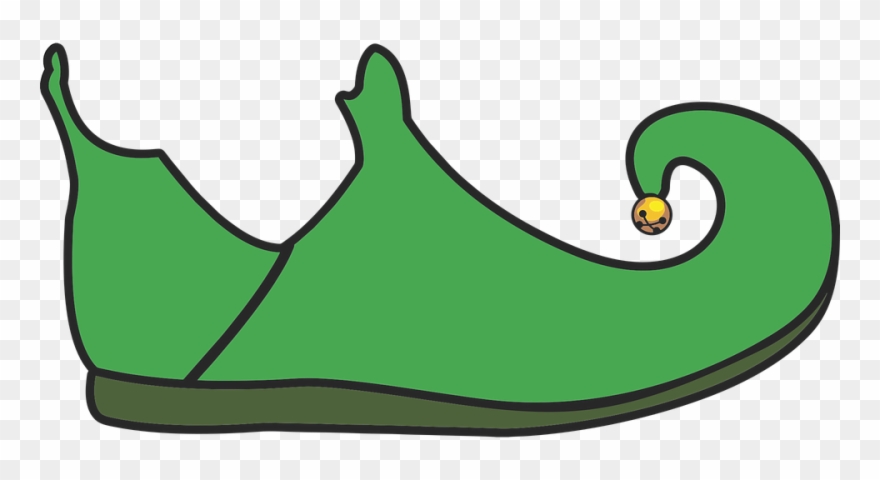 Free Christmas Elf Clipart 26, Buy Clip Art - Elf Shoes Transparent Background - Png Download