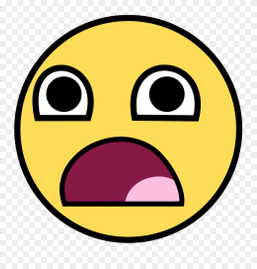 Surprised Face Png Clipart Smiley Clip Art - Awesome Face Happy Transparent Png