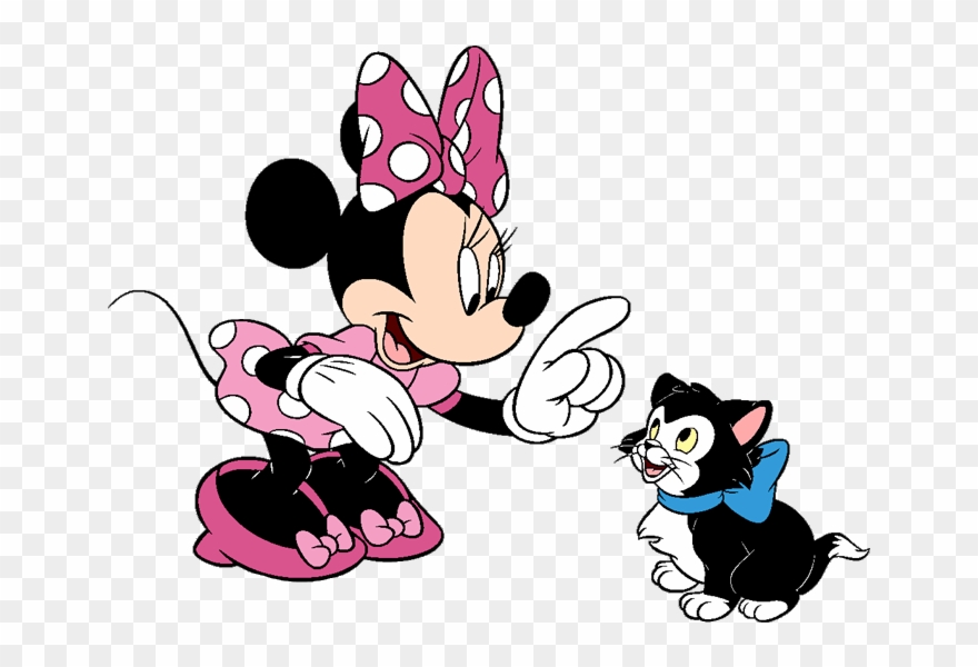 Minnie, - Minnie And Figaro Clipart