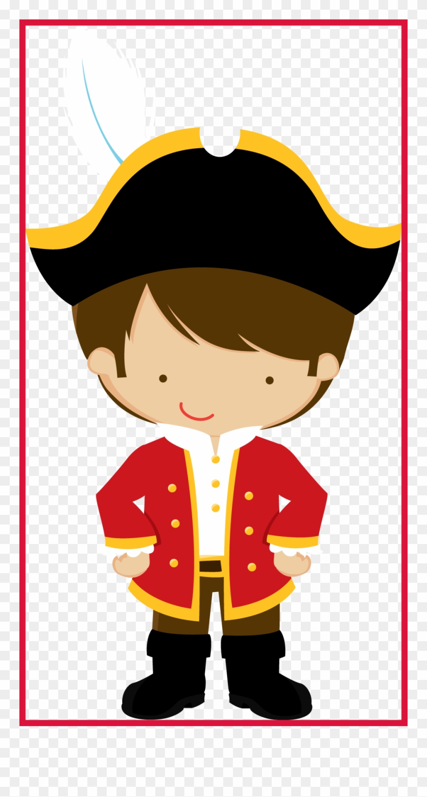 Stock Awesome Capitan Pirata Guerreros Cumple Infantil - Niño Pirata Animado Clipart