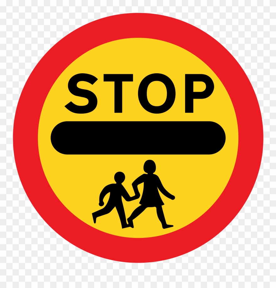 School Crossing Patrol Sign Clipart