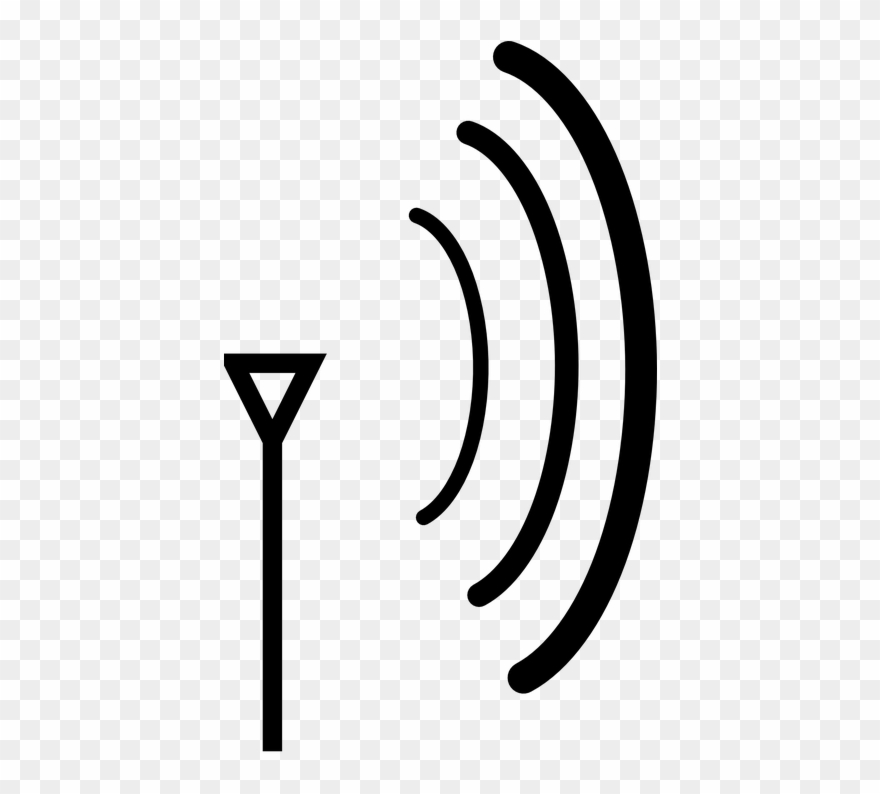Collection Of Ham Radio Clipart - Antenna Clip Art - Png Download