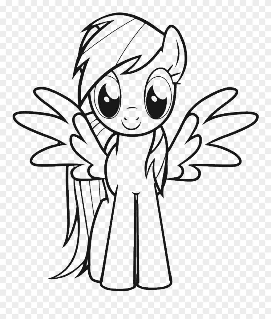 Graphic Free Library Grinch Full Body Coloring - My Little Pony Disegni Clipart
