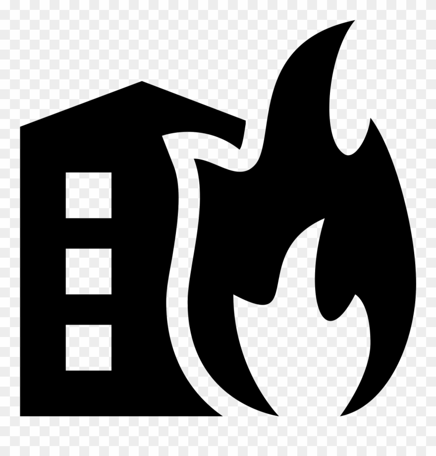 A Three Story Building With Two Rows Of Windows Along - Fires Icon Clipart