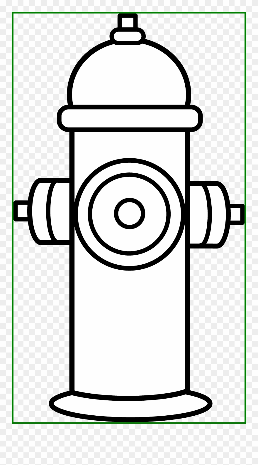 Fascinating Fire Hydrant Clip Art On For - Fire Hydrant Easy Drawing - Png Download