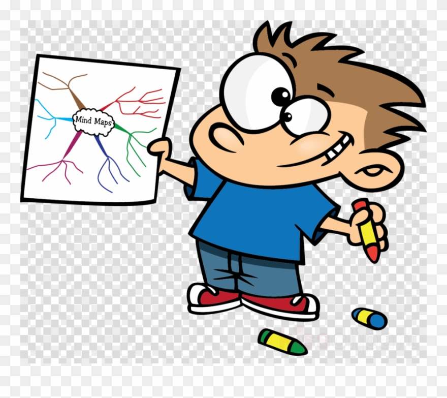 Children Mind Mapping Clipart Mind Maps For Kids - Proud Cartoon - Png Download