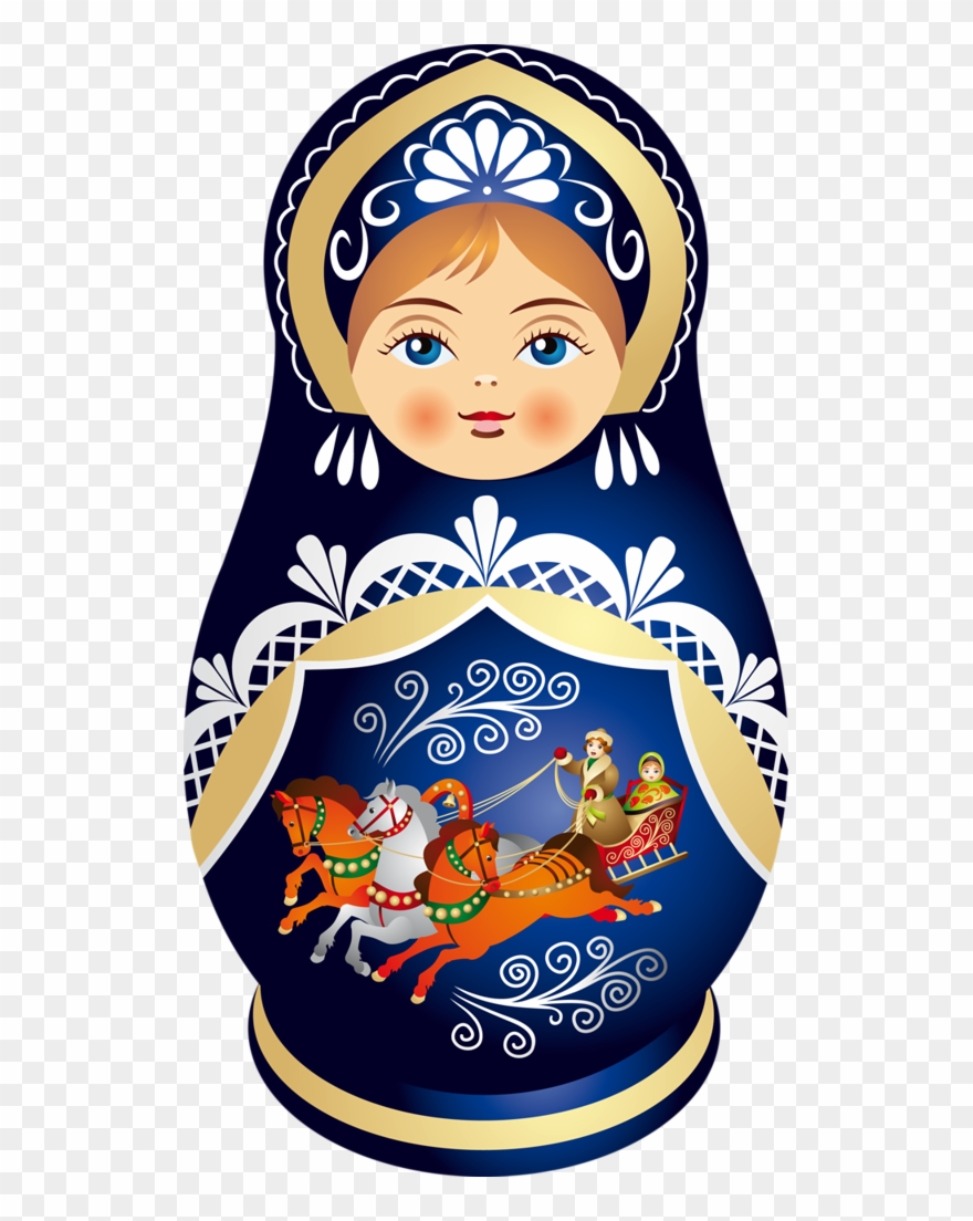 Яндекс - Фотки - Russian Nesting Dolls Clipart - Png Download
