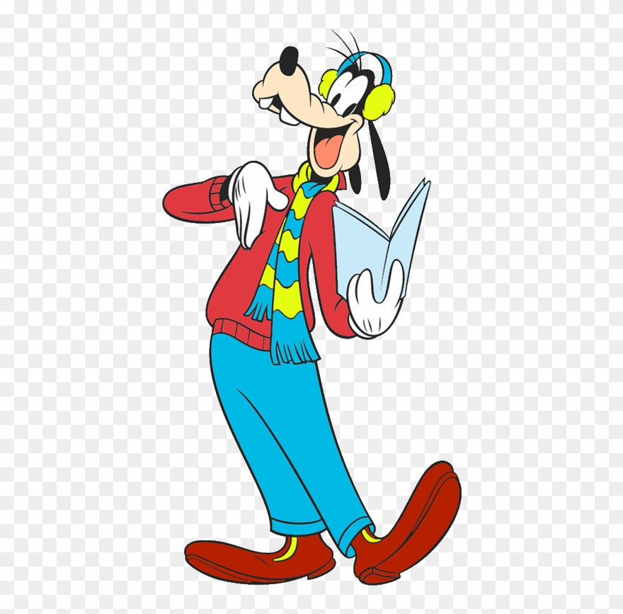 Mickey Mouse Christmas Clip Art 5 Disney Clip Art Galore - Goofy Christmas Clipart - Png Download