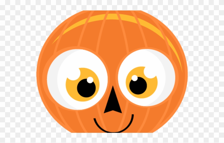 Nose Clipart Pumpkin - Cartoon Cute Pumpkin Head - Png Download