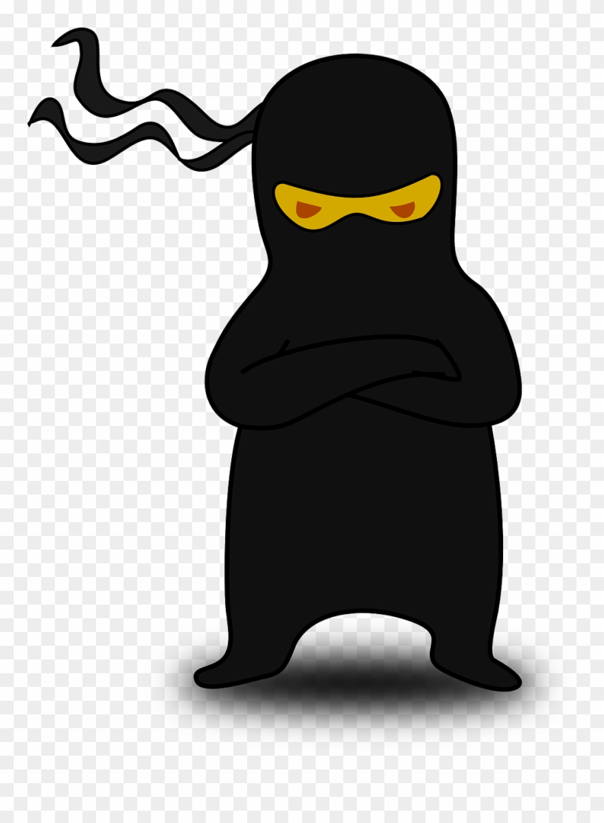 Computer Ninja Cliparts 4, Buy Clip Art - Free Ninja - Png Download