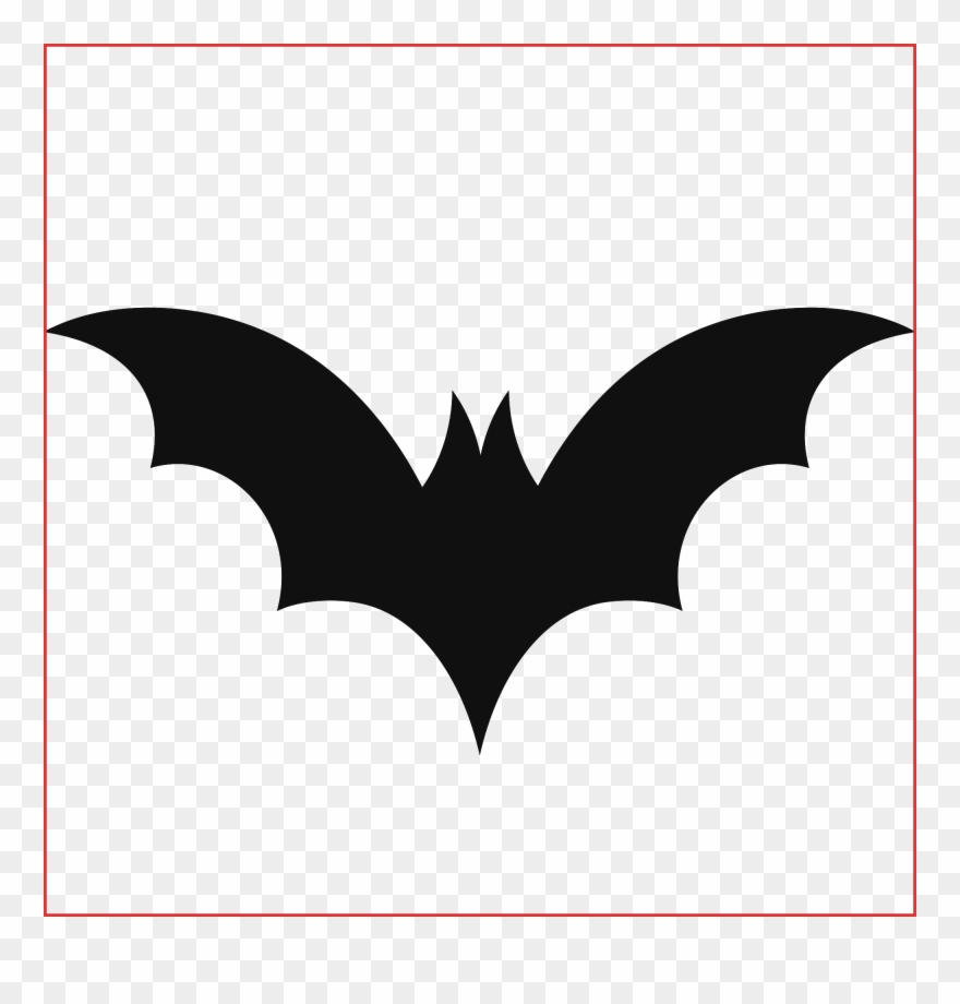 Plastic - Трафарет Летучей Мыши На Хэллоуин Clipart