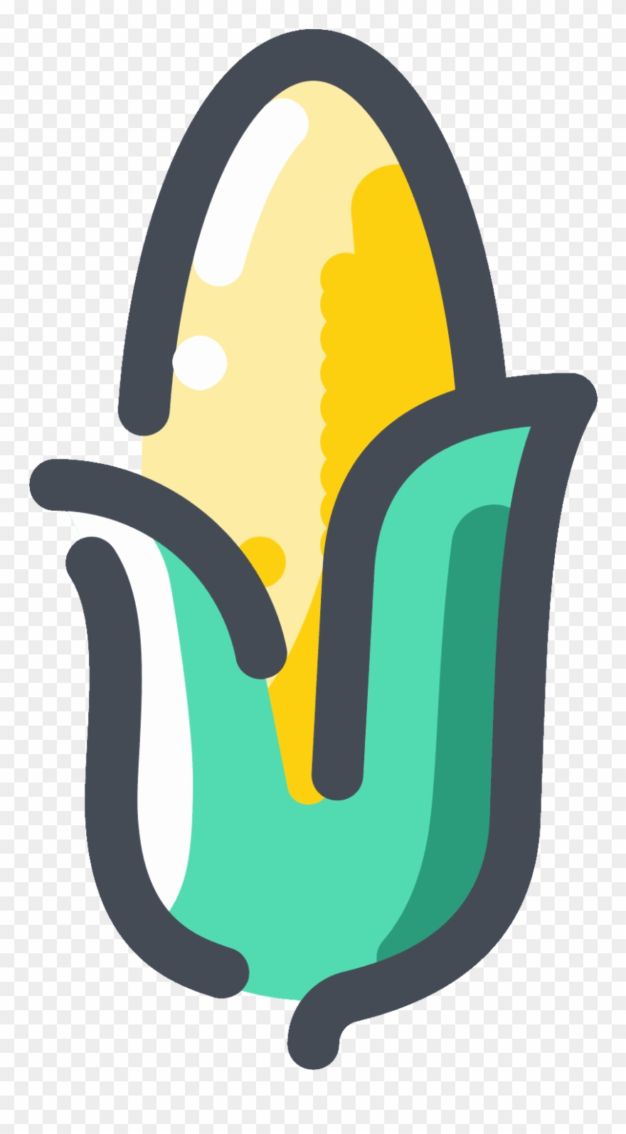 Milho Amarelo Icon - Corn Icon Png Clipart