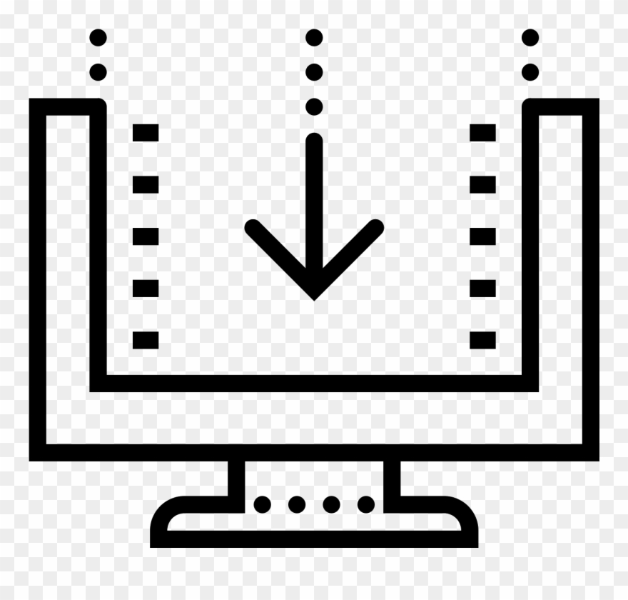 It's A Logo Of A Flat Screen Tv In The Background - Film Frame Clipart