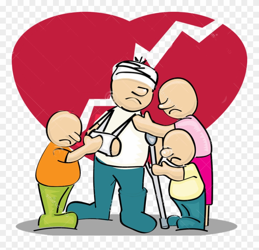 Head Of Broken Family - Sibling Clipart