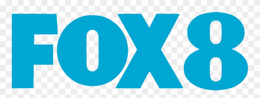 Fox Tv Png Clip Art Black And White Download - Fox 8 Logo Transparent Png