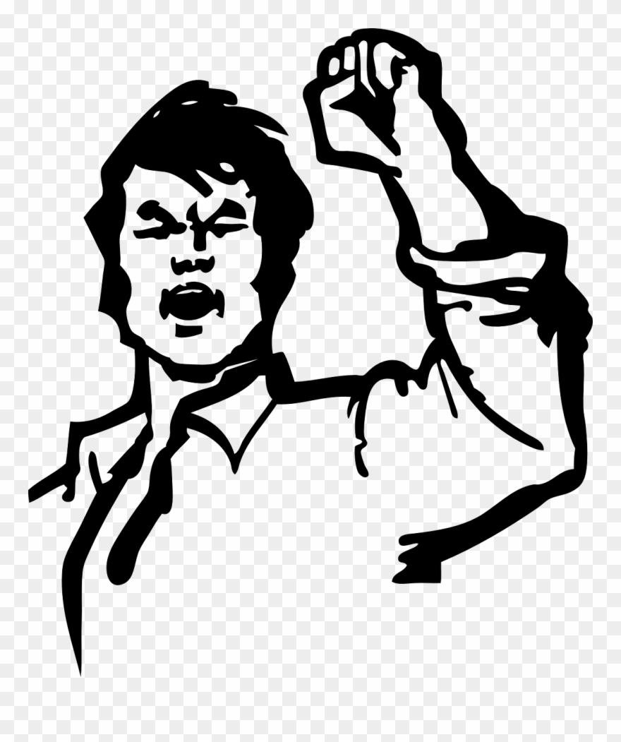 Fist Raised Union Worker Png Image - Increase Humour Clipart