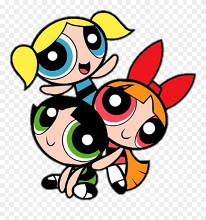 Powerpuffgirls Powerpuff Powerpuff Girls Bubbles Blosso Clipart
