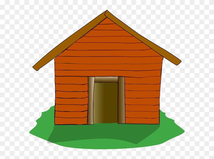 Log Cabin 304921 640 - Casa De Los Tres Cerditos Clipart