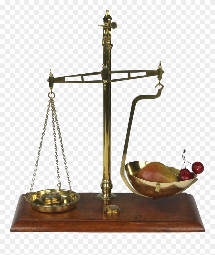 Wonderful Late 19th Century English Pan Balance Scale - Weighing Scale Clipart