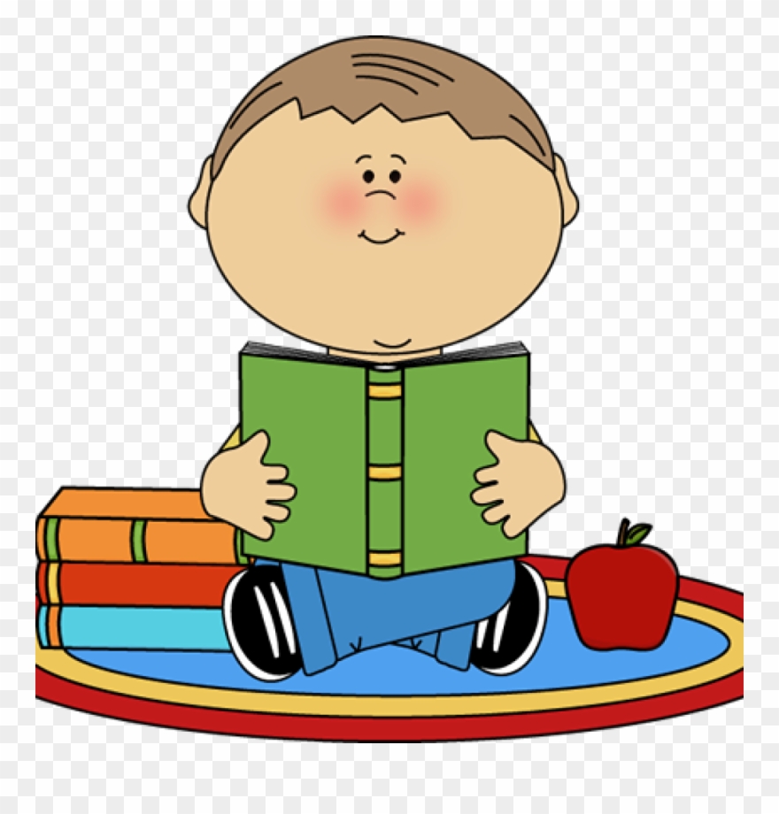 Banner Freeuse Library Child Earth Hatenylo Com Clip - Clip Art Reading A Book - Png Download