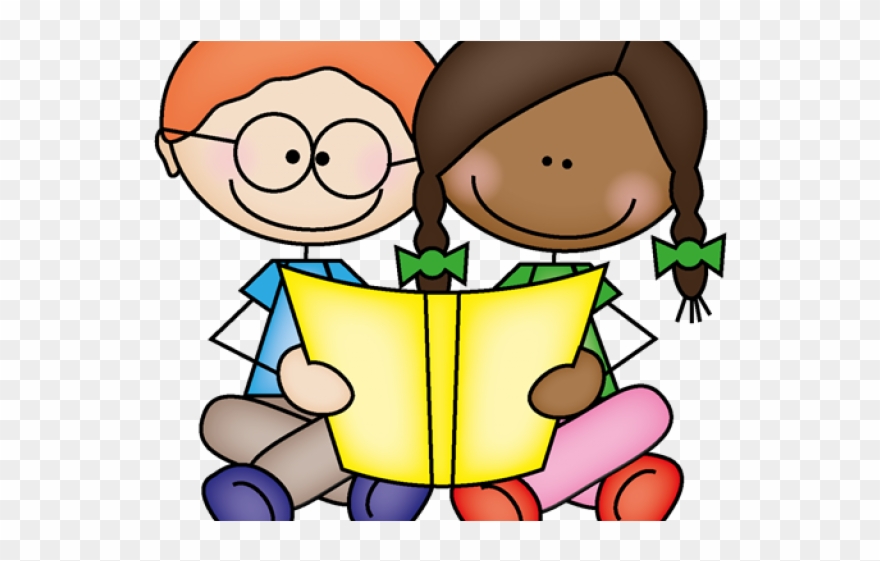 Kids Reading Clipart - Reading Partners Clip Art - Png Download