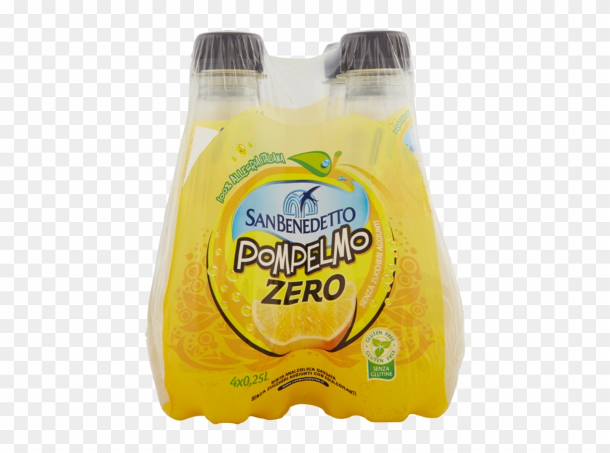 San Benedetto Zero Pompelmo 0,25 L Conf - Plastic Bottle Clipart