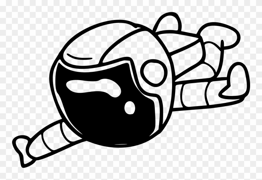 Medium Image - Space Man Clip Art - Png Download