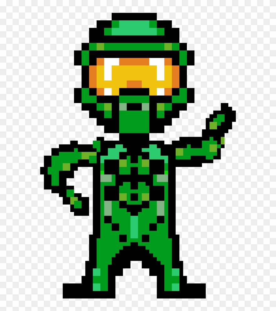 Spaceman - Red Pixel Halo Helmet Clipart