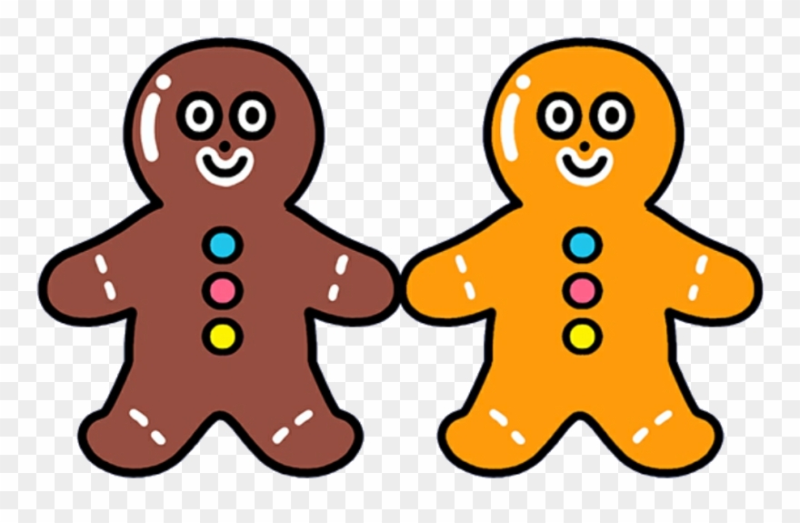 Gingerbread Gingerbreadman Mochi Kawaii Cute Softbot - Gingerbread Man Clipart