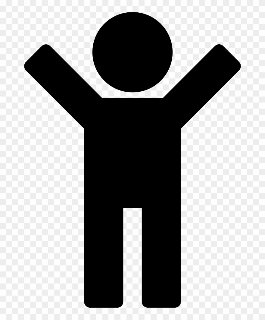 Man Silhouette Icon At - Grow Up Icon Clipart