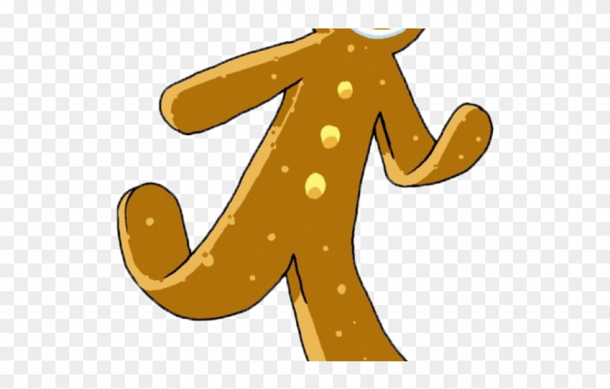 Ginger Clipart Brown Man - Running Gingerbread Man Clipart - Png Download