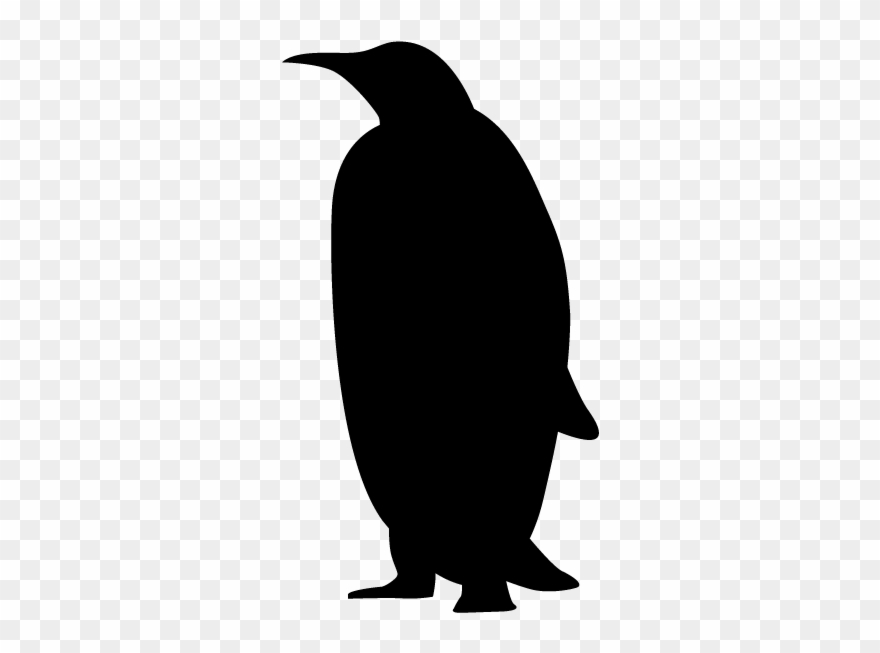 Penguin - Silhouette - Animals Illustration - Giant Penguins 40 Million Years Ago Clipart