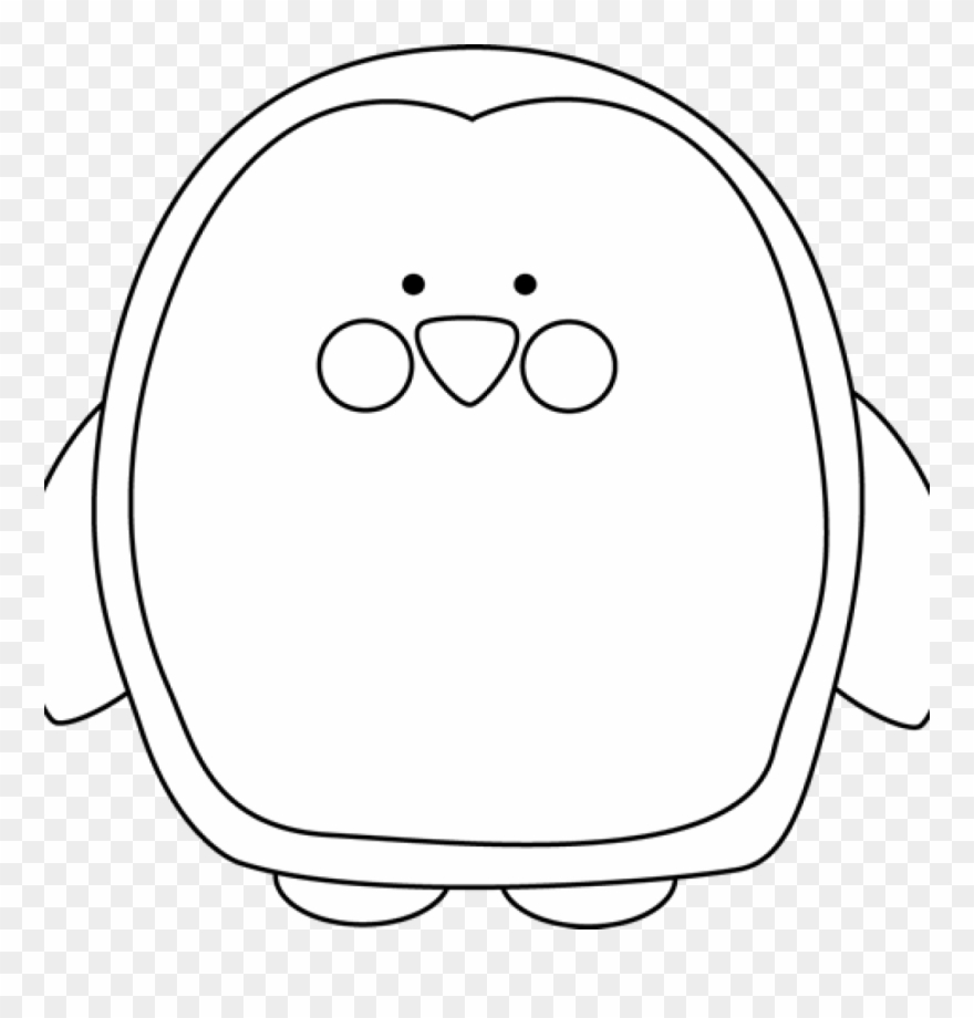 Banner Library Black And White Baby Hatenylo Com Clip - Black And White Penguin Clip Art - Png Download