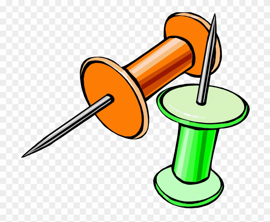 Bulletin Clip Art - Tacks Clipart - Png Download