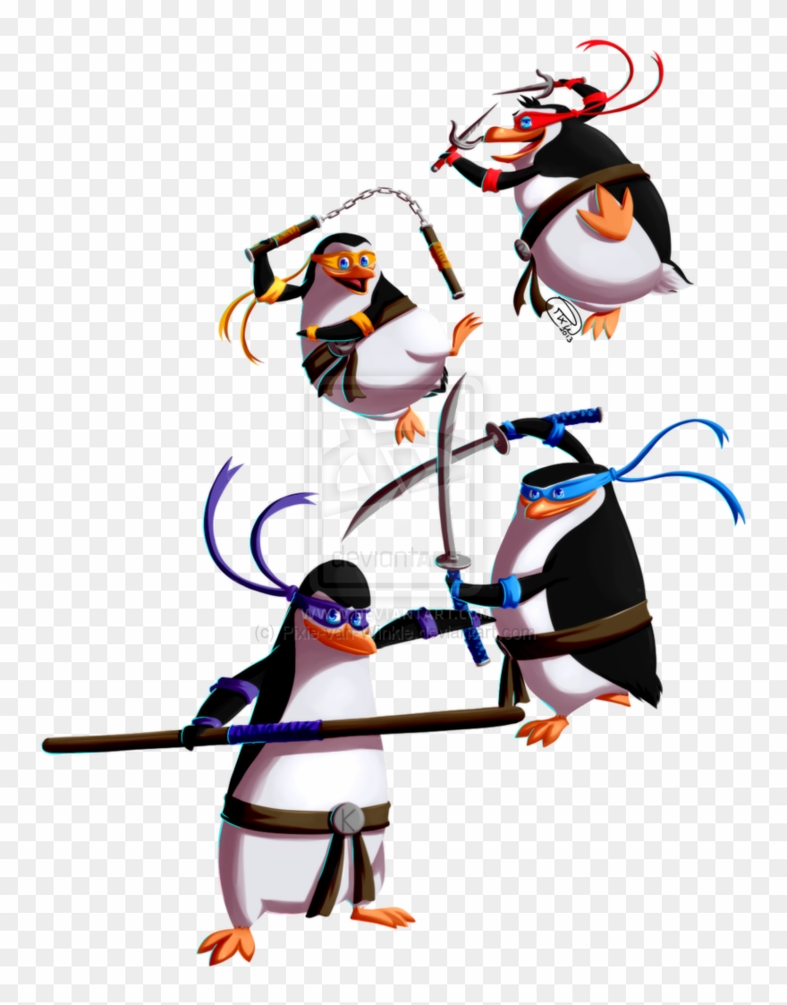Discover Ideas About Penguins Of Madagascar - Tmnt Penguins Of Madagascar Clipart