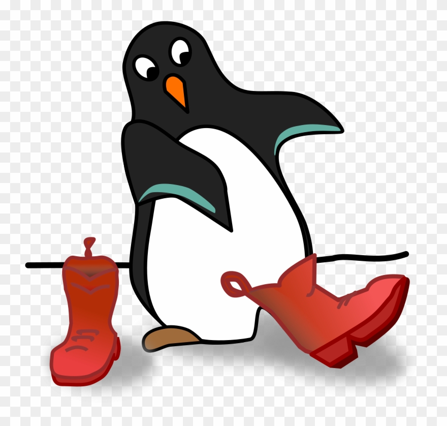 Little Penguin Flightless Bird Drawing - Bootstrap Clipart - Png Download