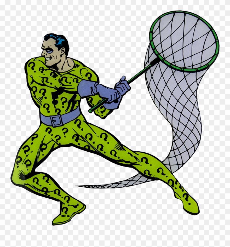 The Riddler Character Lensed Emblem - Riddler Clipart - Png Download