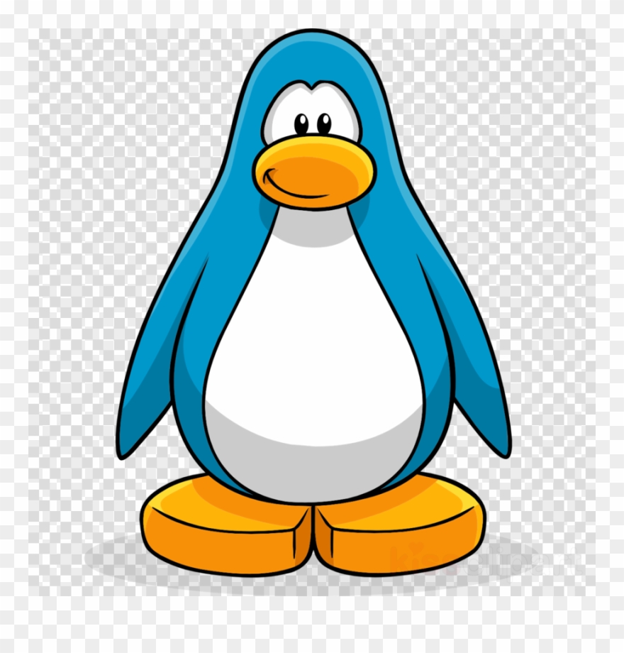 Club Penguin Teal Penguin Clipart Club Penguin Island - Penguin From Club Penguin - Png Download