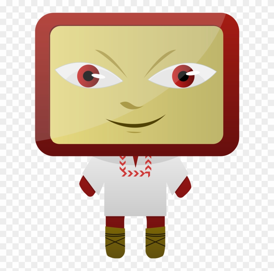 Free Ceata Mascot - Television Clipart