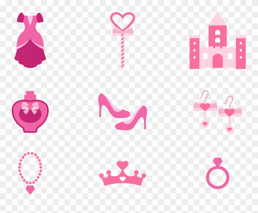 Crown Clip Cute - Disney Park Vector Icons - Png Download